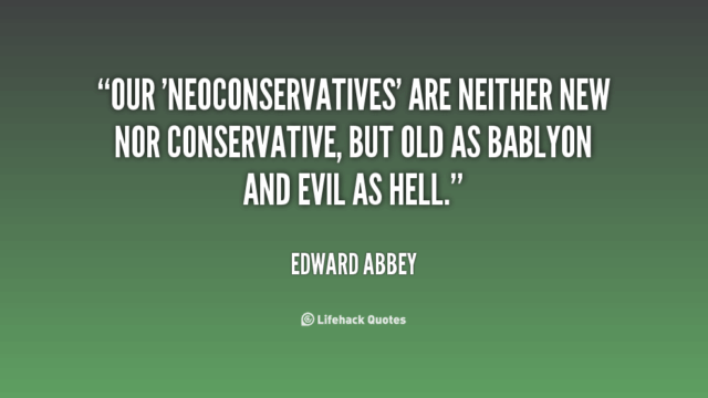 The End of Neo-Conservatism