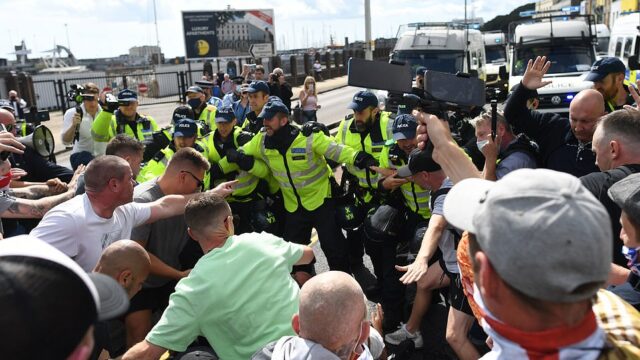 Footage of Anti-Illegal Immigrant Protests is Now Being Blocked in the UK