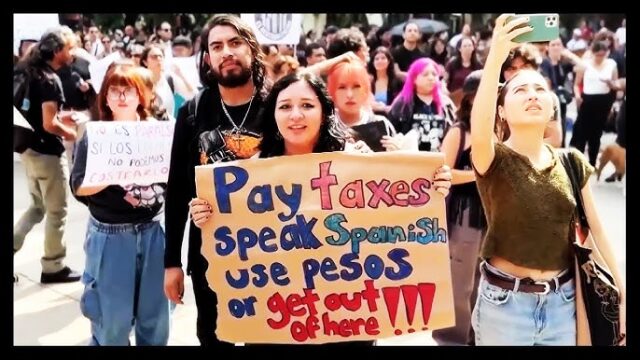 Mexicans Tell Yanks to Go Home