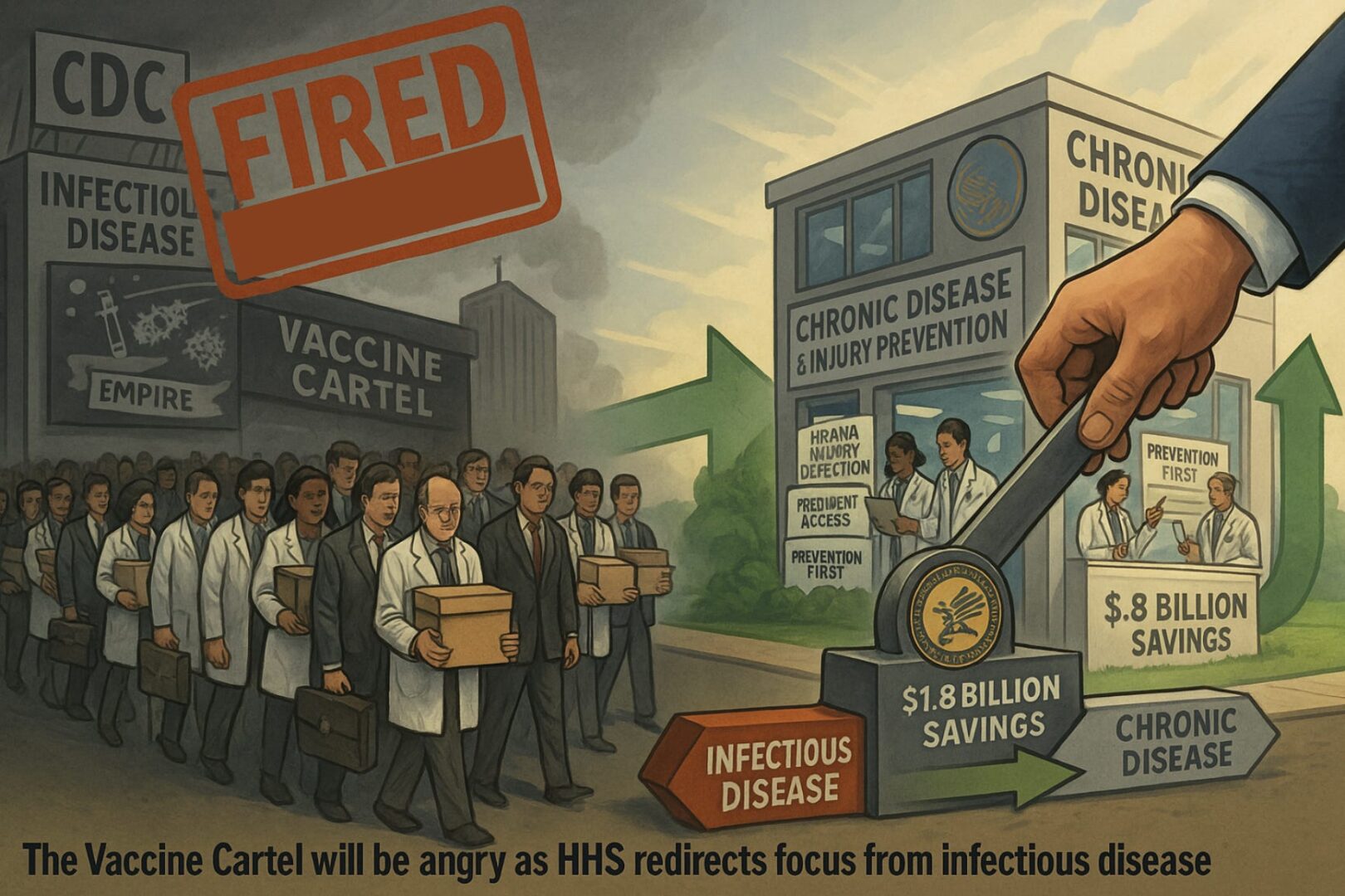 600 CDC Employees Fired as HHS Launches Massive Restructuring
