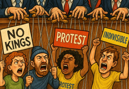 The No Kings Rallies are Not Fighting the System — They ARE the System