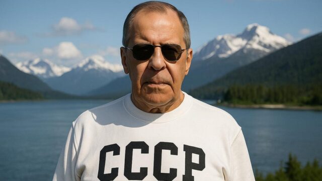 Lavrov’s CCCP Sweater in Alaska Signals the Return of Empire