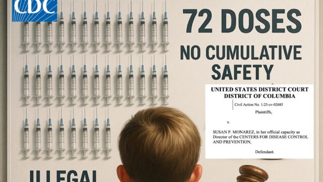 CDC Sued for Pushing Illegal 72-Dose Childhood Vaccine Schedule