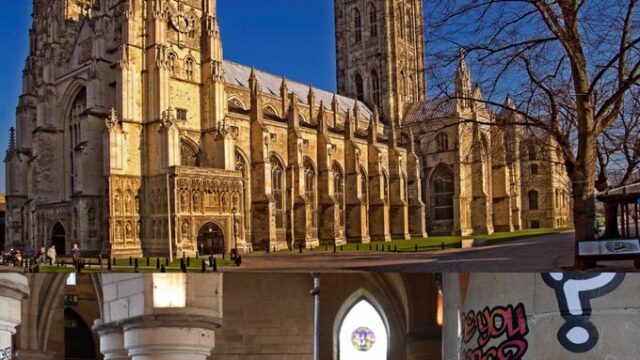 Church of England Allows ‘Marginalized Communities’ to Cover Historic Canterbury Cathedral in Grotesque Graffiti