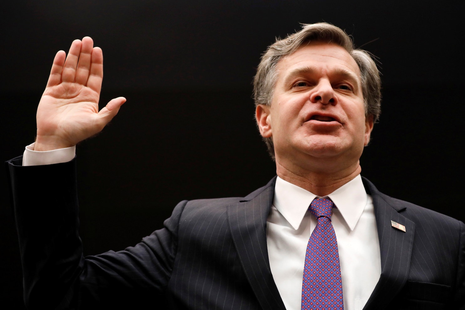 Chris Wray is Sweating Bullets