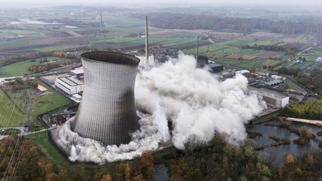 Germany Just Blew Up Its Largest-Capacity Nuclear Plant on Live TV