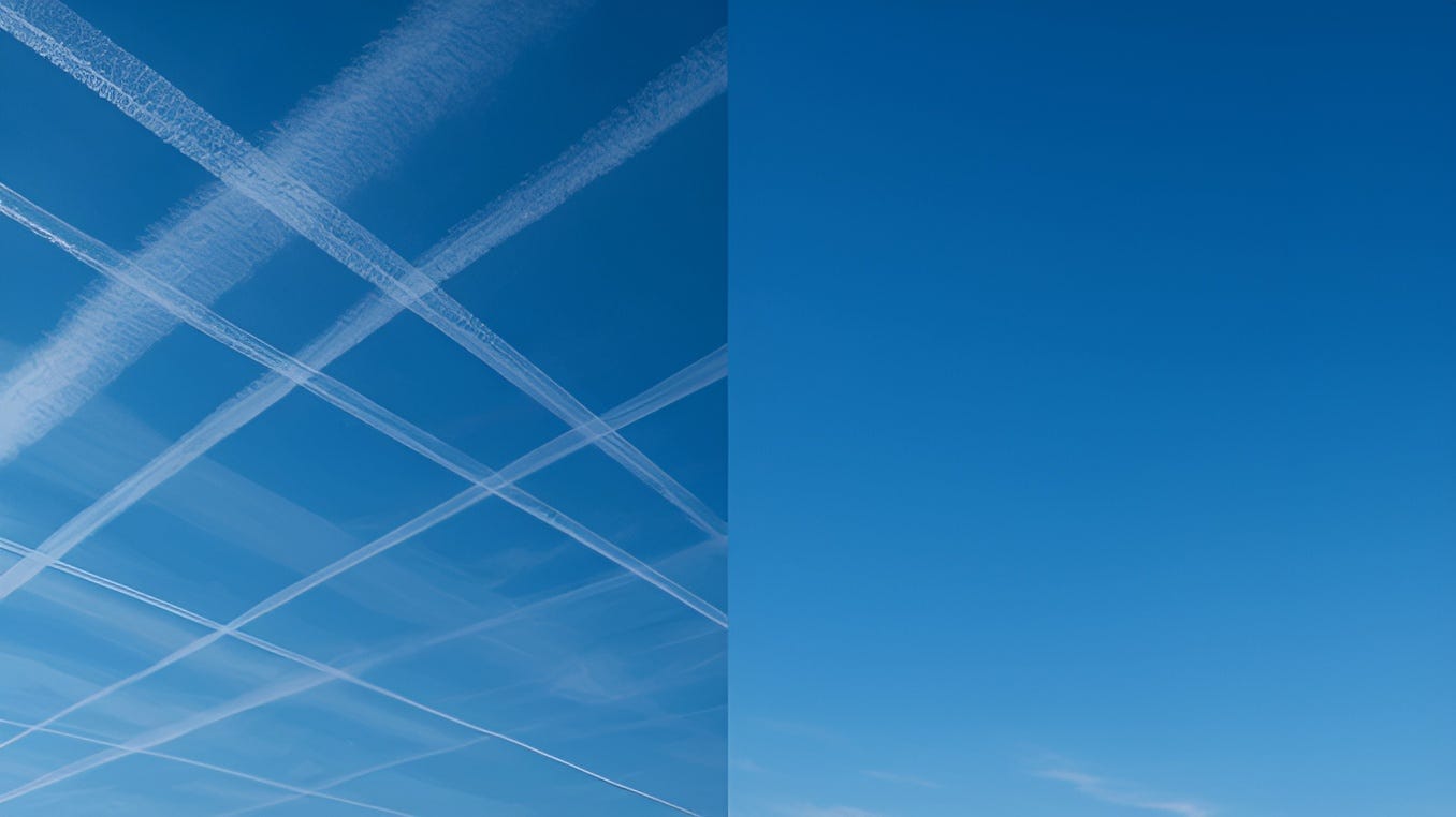 Chemtrails Disappear Overnight as Government Shutdown Reveals Covert Spraying Program