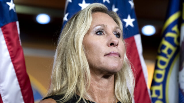 Marjorie Taylor Greene Ditches the D.C. Sewer