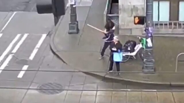 Anti-White Corporate Media Stays Silent as Horrific Video Emerges of Attack on 75-Year-Old Woman in Seattle
