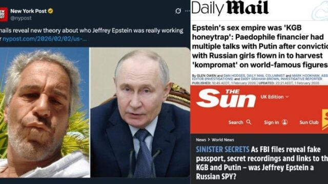The Western Press are Trying to Spin Epstein as a Russian Agent
