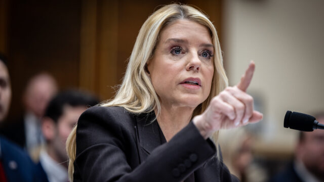 Bondi Bombs on Capitol Hill