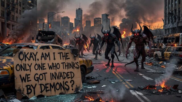 Am I the Only One Who Thinks We Got Invaded By Demons?