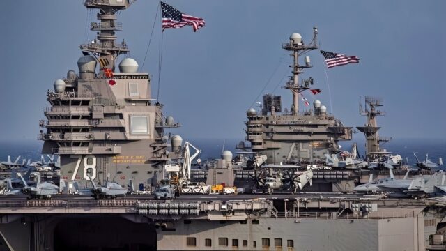 U.S. Carrier Groups in Position for Next Round as Trump ‘Dissatisfied’ With Iranian Demands