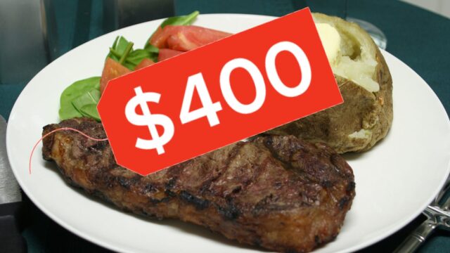The $400 Steak Illusion