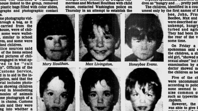 The Finders Case: When the U.S. Government Protected a Cult of Pedophiles from Prosecution