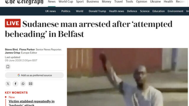 Belfast Stabbing – The Last Straw?